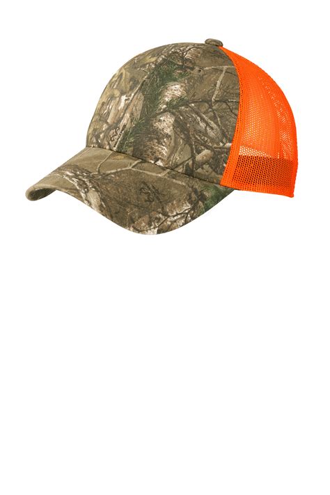 Port Authority Structured Camouflage Mesh Back Cap Product Sanmar