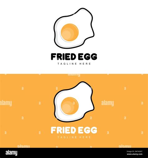 Egg Logo Egg Farm Design Chicken Logo Asian Food Vector Stock Vector