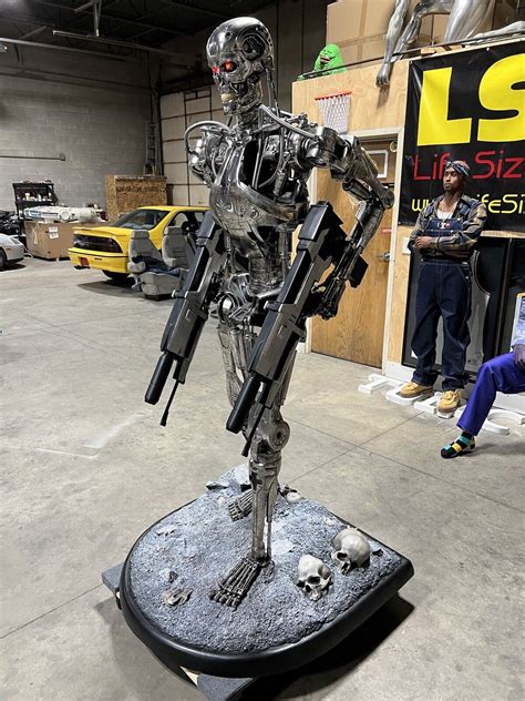 Life Size Sideshow Terminator T 800 Endoskeleton 11 Full 54 Off