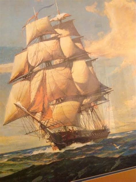Nautical Sail Boat Lithograph Print Estatesales Org