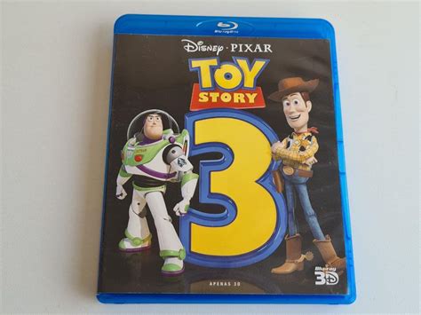 Blu Ray Original Disney Toy Story 3 3d Perfeito Estado Filme E