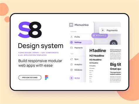 S8 Design System Modular Ui Kit App Templates By Roman Kamushken On