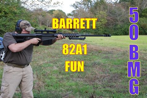 Barrett 50 Cal 82a1 Fun Youtube