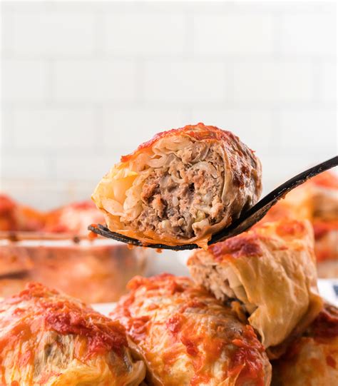Traditional Polish Style Stuffed Cabbage Rolls No Canned Soup