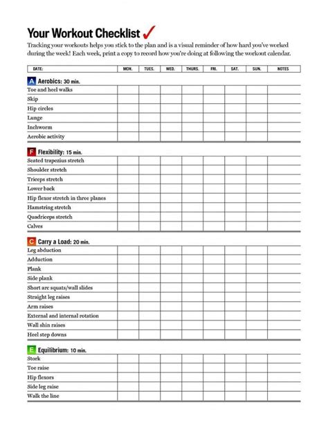 Once you've created a template, it will require only minor tweaks to suit your current purposes and. Image result for printable school year layout fitness | Workout calendar, Weekly workout ...