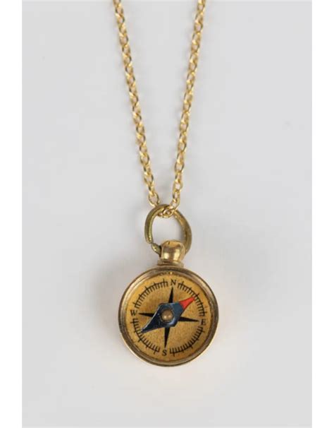 Find Your Way Compass Necklace, India - Village Goods