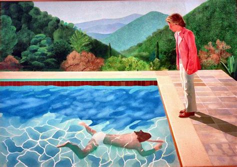 PortraitOfanArtist TheMET 4 David Hockney Pool David Hockney Art