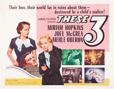 Review Of Merle Oberon In These Three 1936