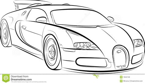 De eqa laat zich steeds meer zien via deze schets die zijn exterieur onthult. Desenho Do Carro Fotos De Stock Royalty Free - Free Coloring Pages