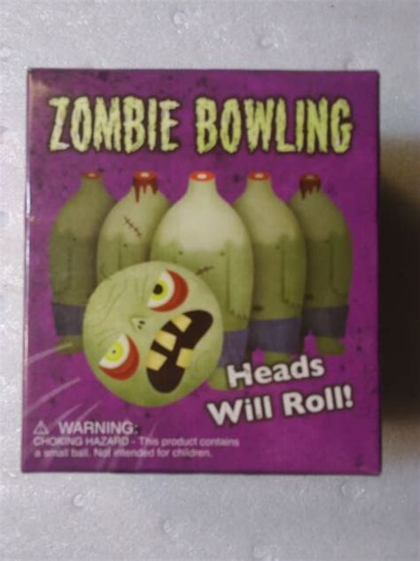 Zombie Bowling Mini Setten Pins Zombie Bowling Ball Heads Will