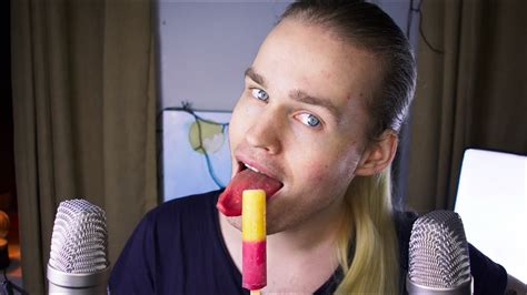 ASMR Licking & Sucking Popsicles (Ear To Ear Mouth Sounds) - YouTube