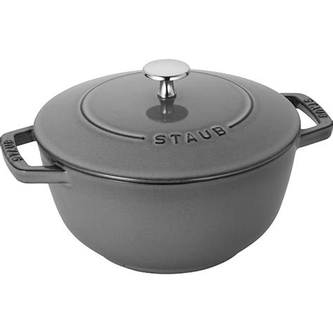 【楽天市場】ストウブ グレー ワナベ L 20cm 正規品 Ih対応 3～4人用 鍋 Staub Wa Nabe ストーブ ストゥブ 炊飯鍋 鉄鍋 無水鍋 無水調理鍋 両手鍋 煮込み鍋 炊飯