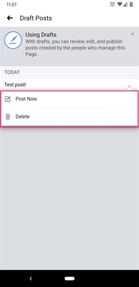 I was writing a status update but had to suddenly stop. How to find post drafts in the Facebook app on Android - Business Insider