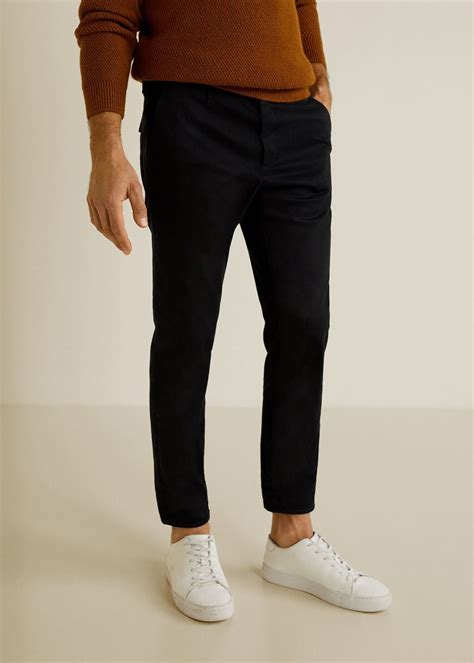 Pantalón Skinny Crop Hombre En 2019 Pantalones Pantalones Chinos