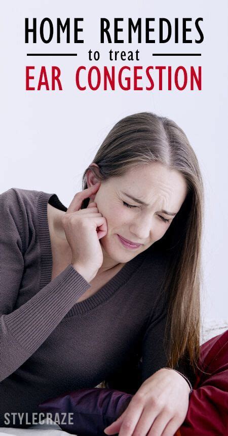 9 Home Remedies For Clogged Ears Ear Congestion Allergy Remedies