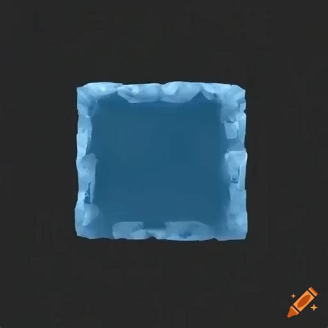 2d Wall Of Ice Blocks In A Video Game