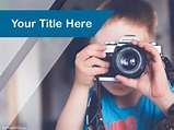 Free Kids Learning Photography PPT Template - Download Free PowerPoint PPT