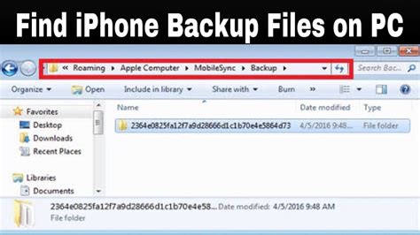 How To Find Iphone Backup On Pc How To Find Itunes Backup Folder Of