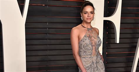 Michelle Rodriguez At The Oscars Vanity Fair Party Popsugar Latina