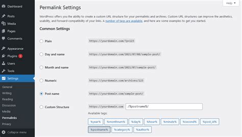 How To Use The WordPress Permalink Settings