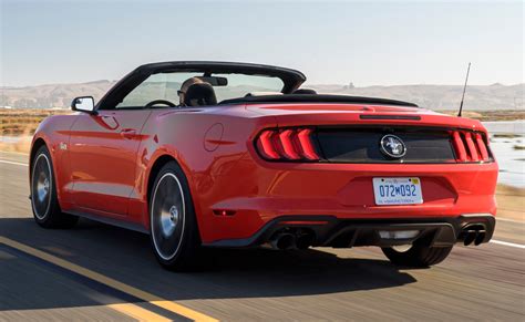 Race Red 2020 Ford Mustang 23l High Performance Convertible