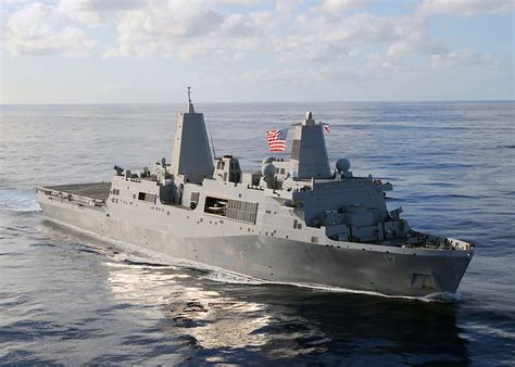 File USS San Antonio LPD 17 Deploy Wikimedia Commons