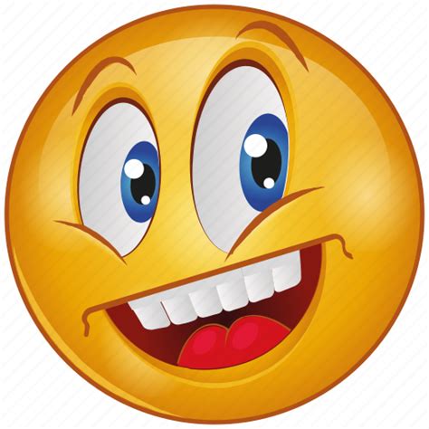 Cartoon Character Emoji Emotion Face Happy Smile Icon Download