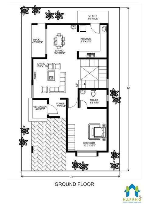 10 Modern 3 Bhk Floor Plan Ideas For Indian Homes Happho