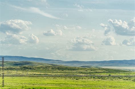 Steppe Prairie Veld Veldt Grassy Plain In The Temperate And