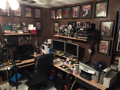 My Geek Office • Rpics Cool Rooms Gaming Room Setup Geek Office