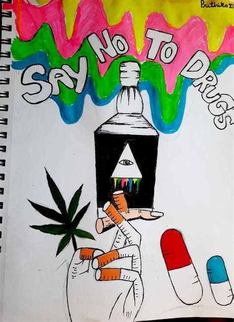 Top More Than 132 Stop Drugs Poster Drawing Vn