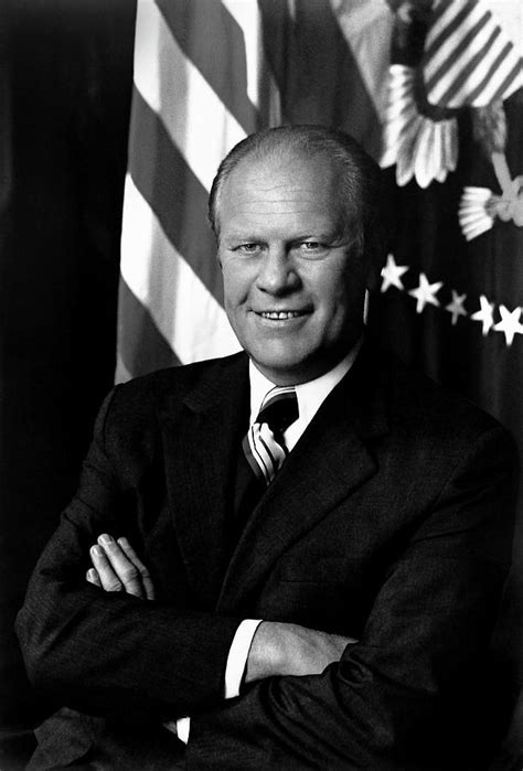Portrait Of President Gerald Ford Photograph By John Parrot Fine Art