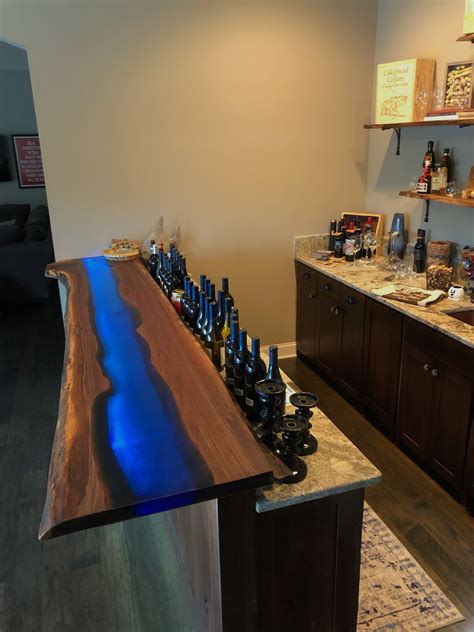 Wood Bar Top Finishes In Fronthouse