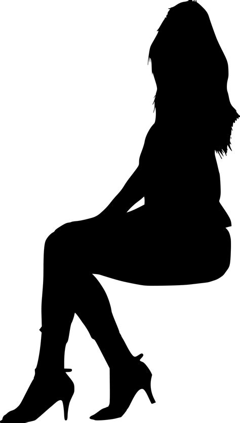 Person Sitting Silhouette Png Cutout Woman Sitting People Png Cut The Best Porn Website