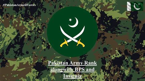 Pakistan Army Ranks With Insignia And Basic Pay Scale Video By Babar