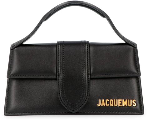 Jacquemus Le Grand Bambino Leather Handbag In Black Lyst