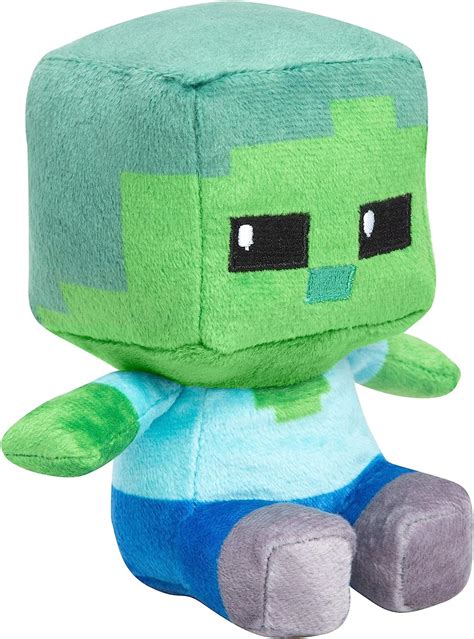 Jinx Minecraft Mini Crafter Zombie Plush Stuffed Toy Green
