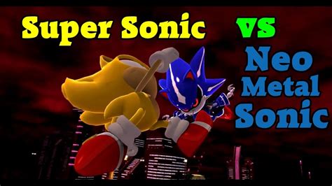 Sonic Generations Pc Super Sonic Vs Neo Metal Sonic Youtube