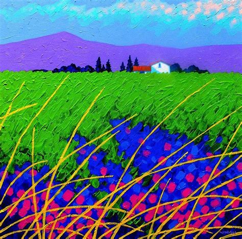 Purple Hills By John Nolan Landscape Art Art Fine Art America