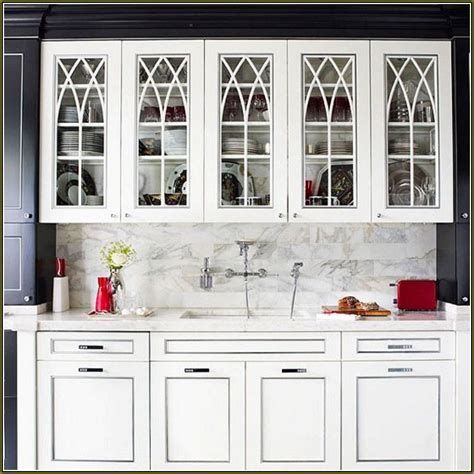 There are many benefits to adding glass doors to your kitchen cabinets, the first of which is entirely obvious: Image result for fancy glass front cabinet doors | Glass ...