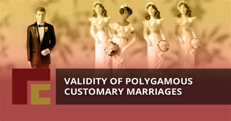 Validity Of Polygamous Customary Marriages Tonkin Clacey Pretoria