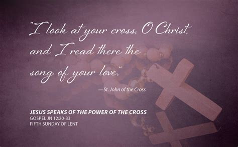 Fifth Sunday Of Lent Jesus Speaks The Power Of The Cross Sisters Of
