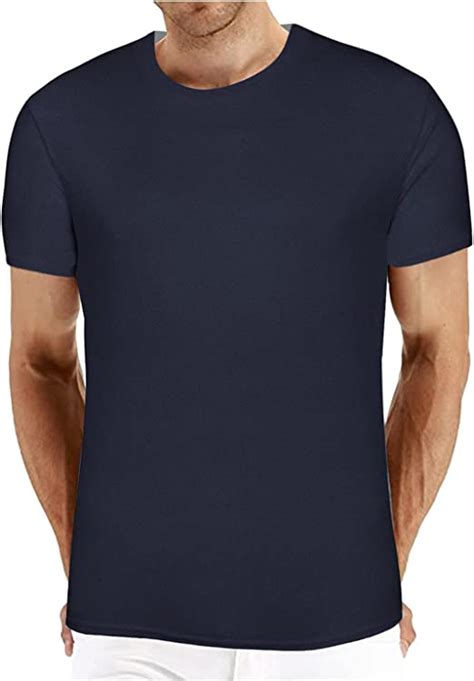 Camiseta Para Hombre Color Sólido Lino Y Algodón Transpirable Cómodo