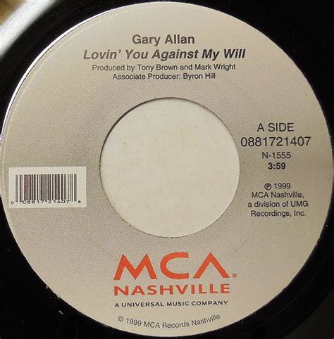 Gary Allan Lovin You Against My Will 1999 Vinyl