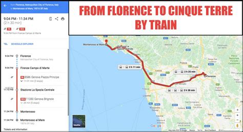 Cinque Terre Train Station Map News Current Station In The Word