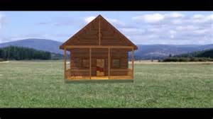 Conestoga Log Cabin Kit Tour 22x38 Mountain Haven Model With 3 Br