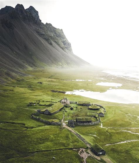 Arnar Freyr On Instagram This Little Viking Village Sits In Front Of