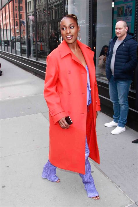 Issa Rae In Spring Fashion At New Yorks Build Series