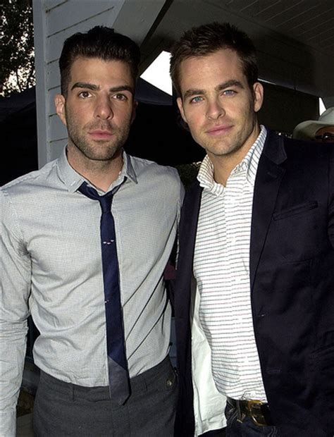 Chris Pine And Zachary Quinto Photo Zach And Chris Chris Pine Zachary Quinto Star Trek Cast