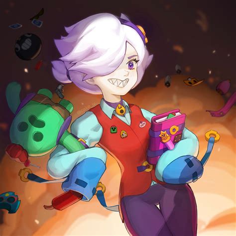 She taxes opponents' health and has fancy moves to boot. Colette Fanart | See how many brawler items you can find ...